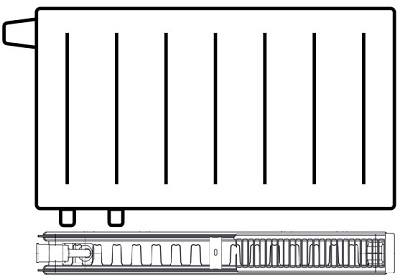 VKL 21 Spodní levé připojení